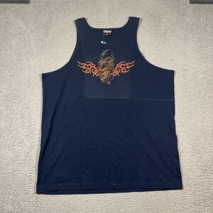 NWT ODM Y2K Dragon Urban Grunge Graphic Tank 2XL T shirt Vintage Skater 2000s